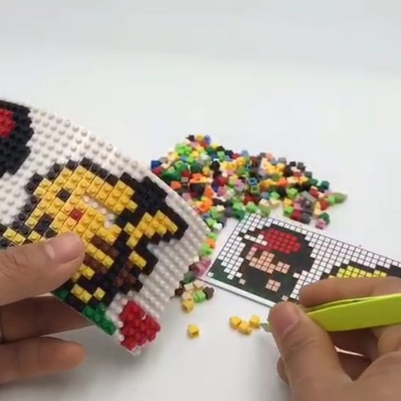 Building Blocks Bricks Basketball Cap Hiphop Hat - Picture 2 of 8